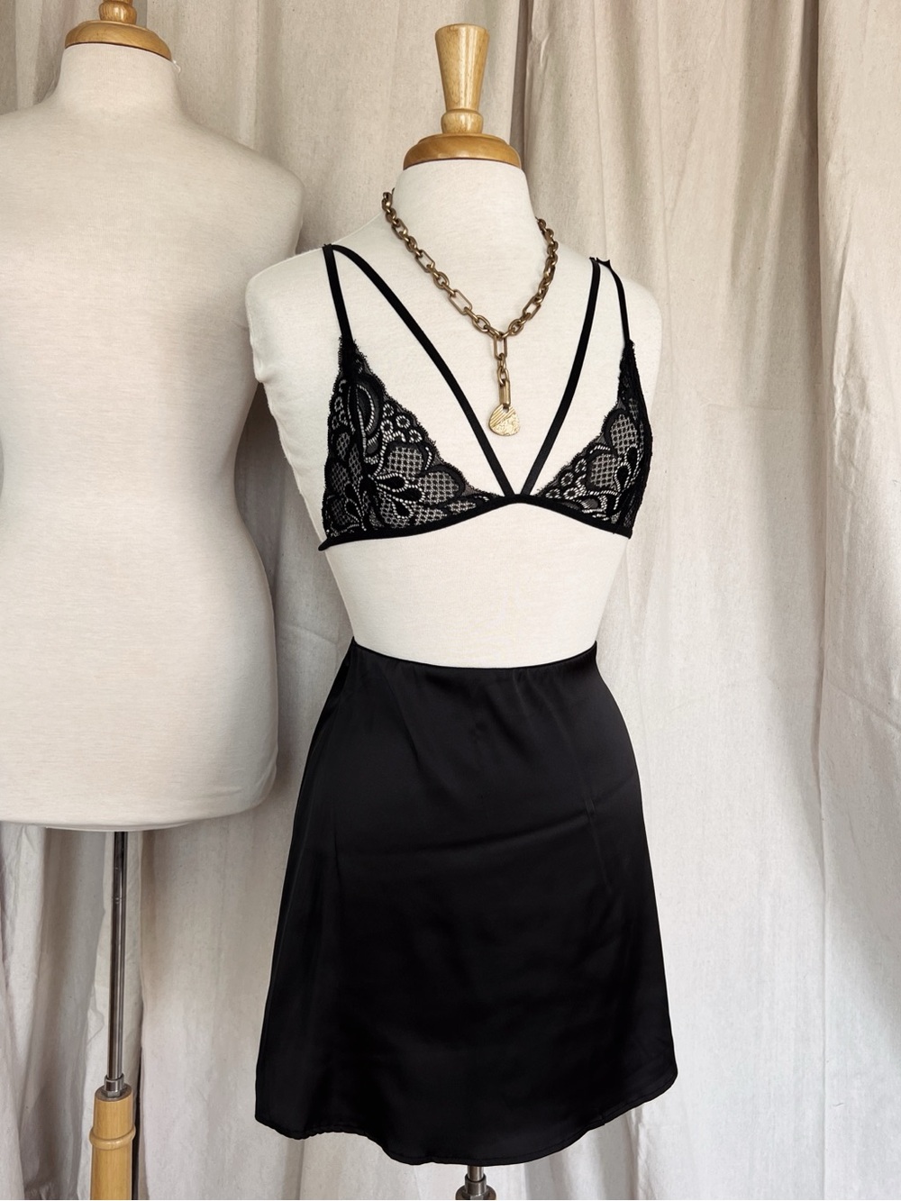 Black Lightweight Skirt